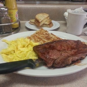 Steak & Eggs.