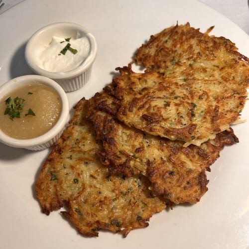 Kartoffelpuffer-Potato Pancake.
