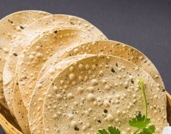Roasted Cumin Papad.