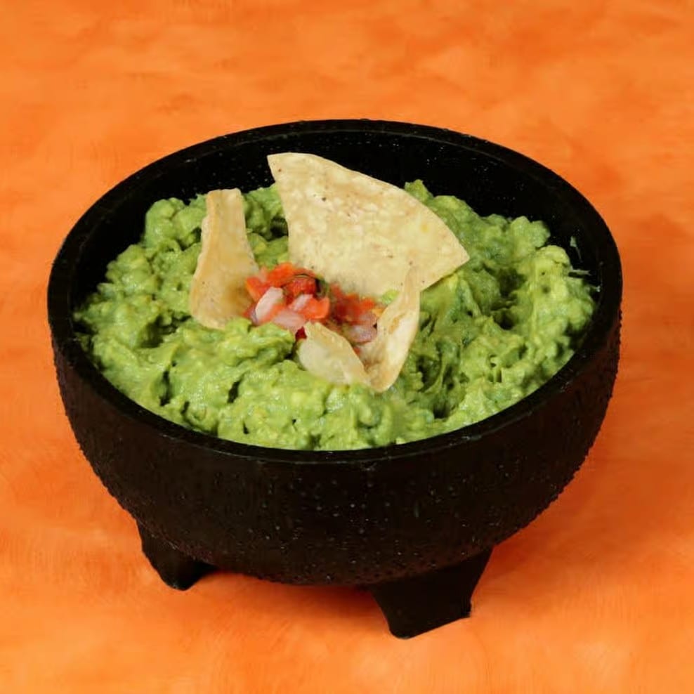 Basket Chips & Guacamole.