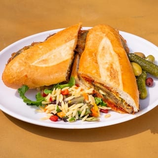 Sicilian Style Eggplant Sandwich