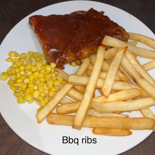 Half Rack Baby Back Ribs.