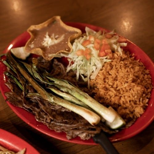 Cecina Estilo Guerrero.