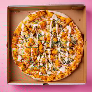 Chicken, Bacon, Ranch Pizza