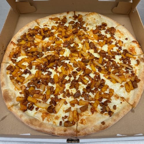 Al Pastor Pizza.