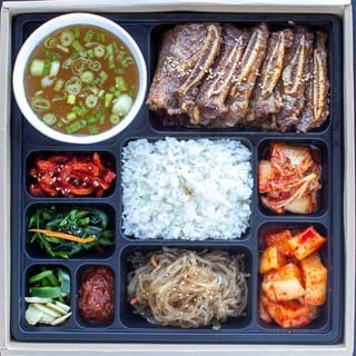 Premium LA galbi dosirak/프리미엄 LA갈비 도시락