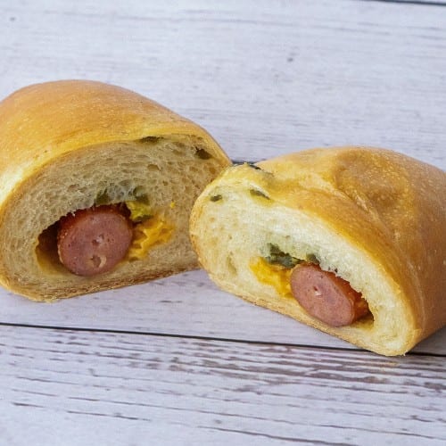 Spicy Sausage & Cheese.