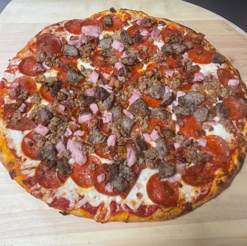 The Carnivore Pizza.
