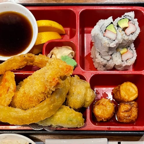 #Shrimp Tempura Bento.