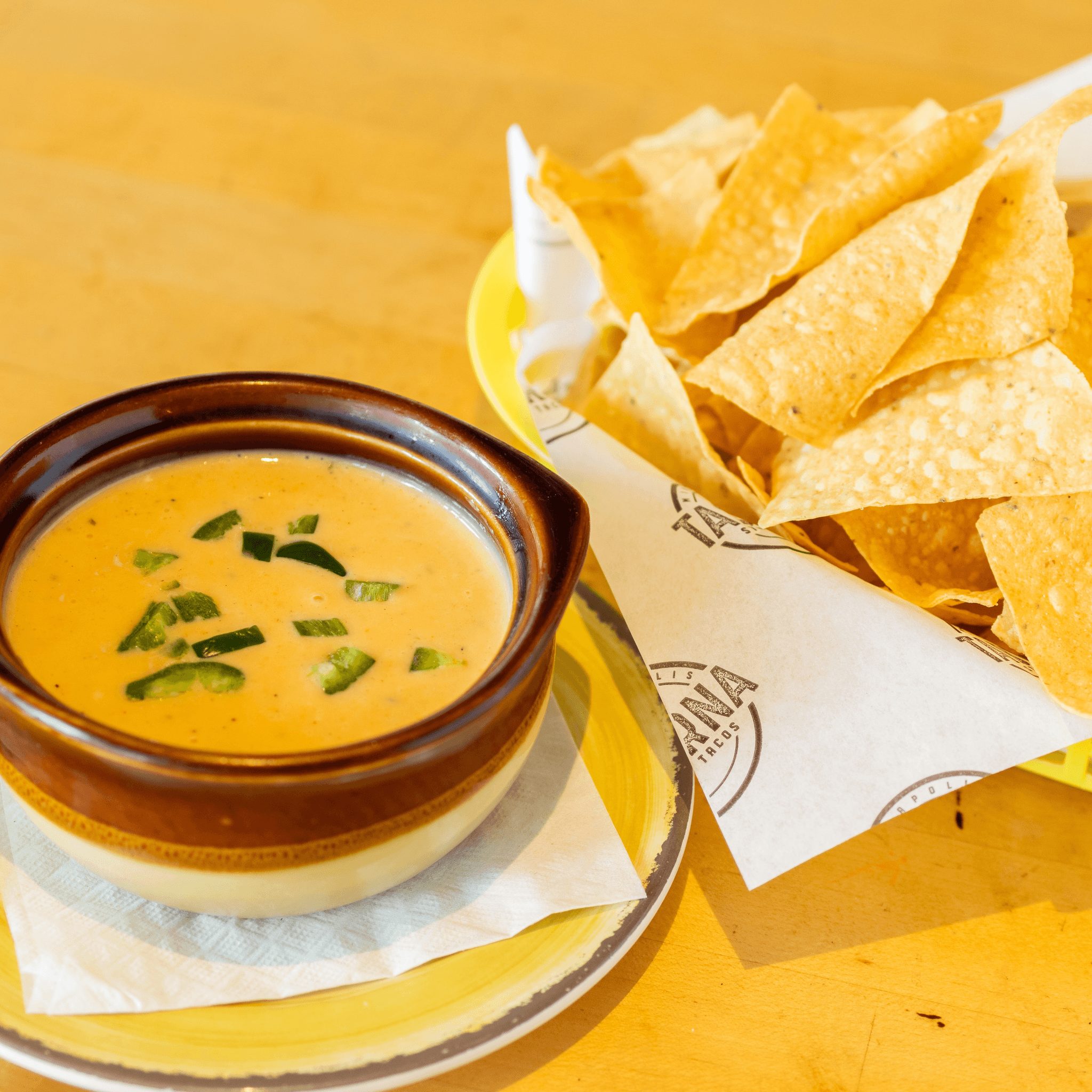 Chips and Queso.