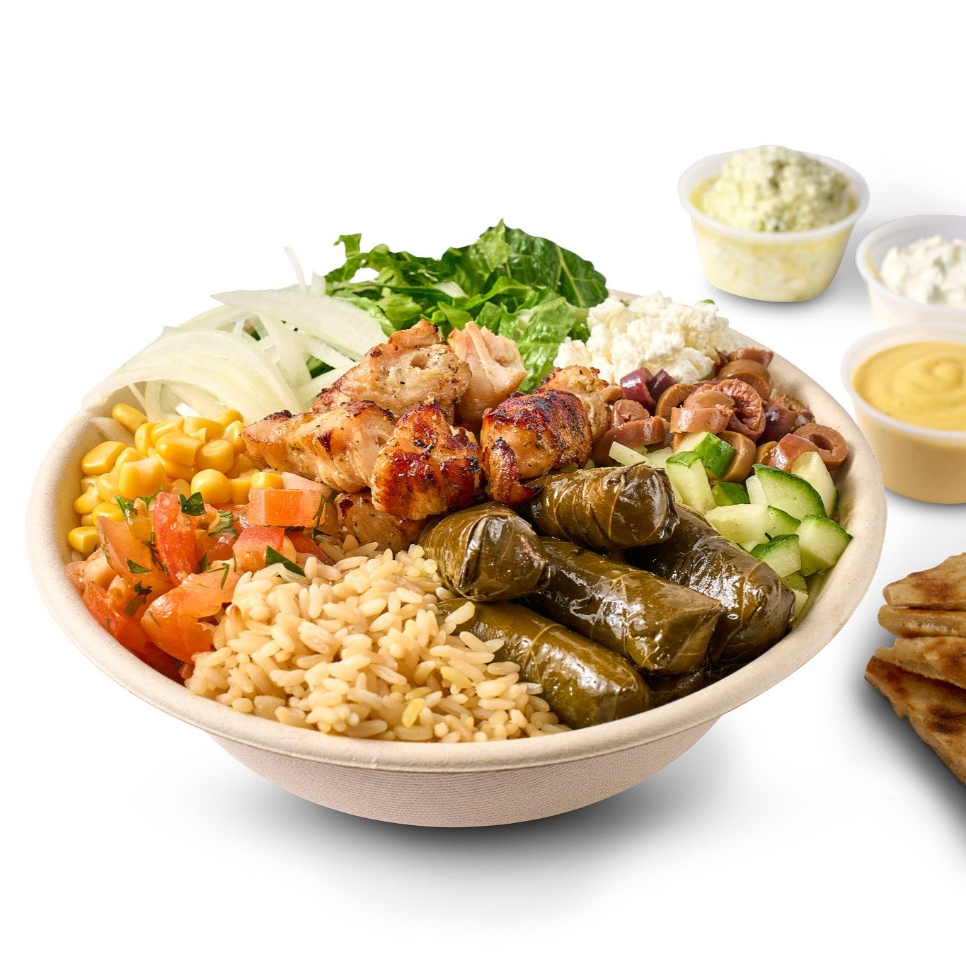Chicken Souvlaki Bowl.