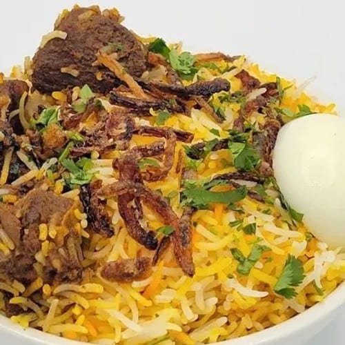 Goat Gongura Dum Biryani.