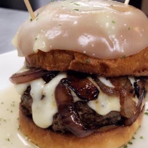 The French Oops 2.0 Stuffed Burger.