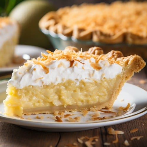 Coconut Custard Pie.