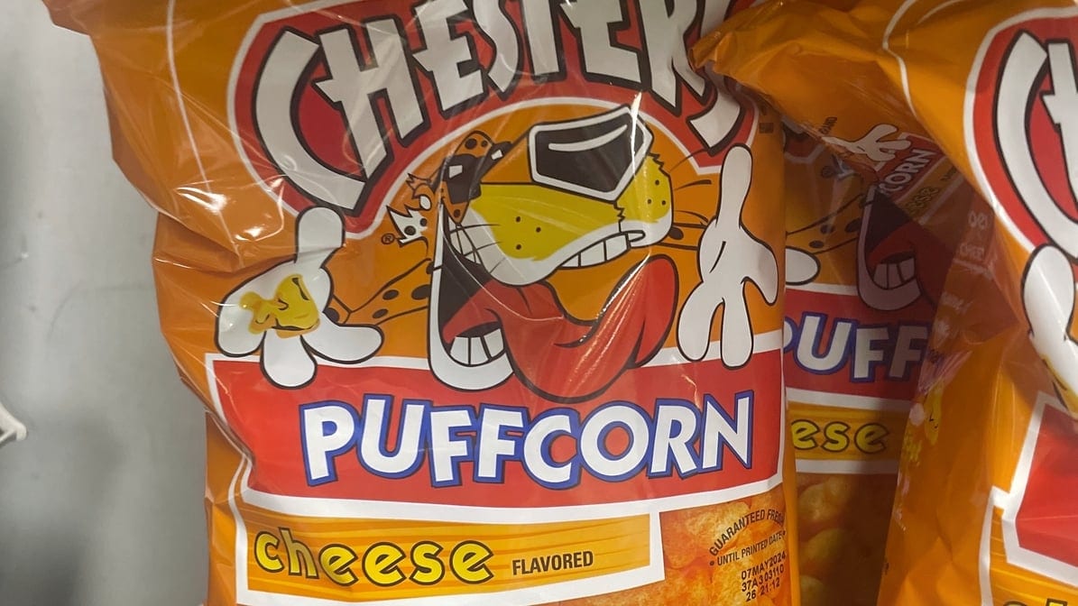 Chester's Puffcorn Cheese.