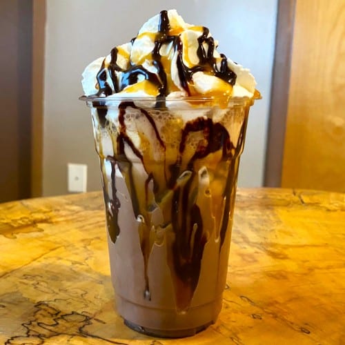 Salted Caramel Mocha Frappe.