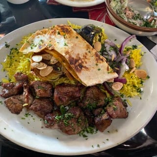 Lamb Kabob Platter