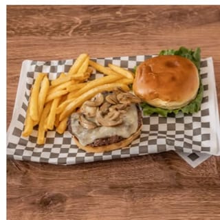 Mushroom Swiss Burger