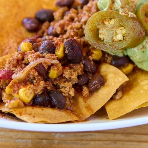 Bean & Cheese Nachos.