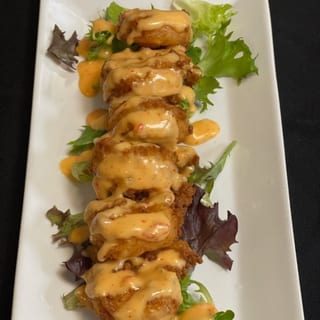 Brunch Bang Bang Shrimp Plate