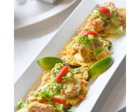 Patacones Sabor Latino.