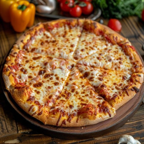 (Small 12") 4 Cheese Pizza.