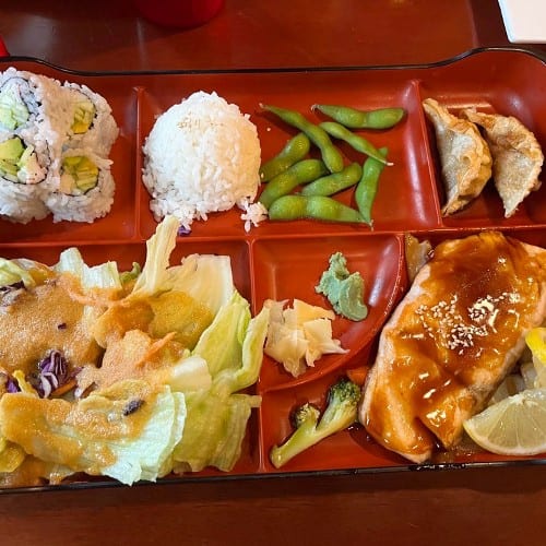 Salmon Teriyaki Box.