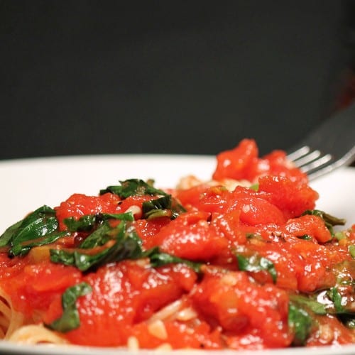 Angel Hair Al Pomodoro.