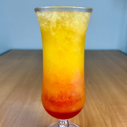 Cocktail - Sunset Delight at Night.