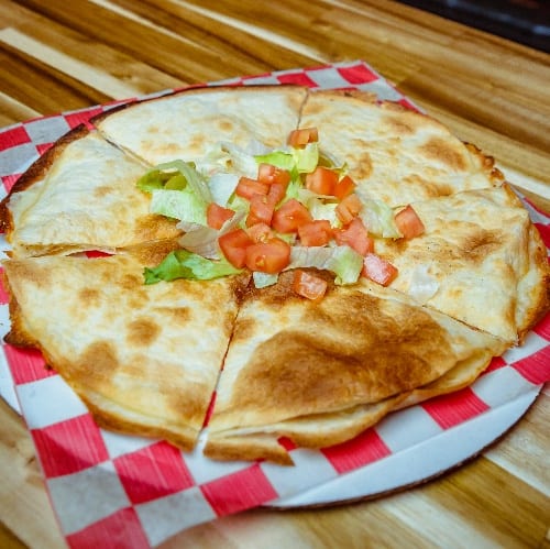 Veggie Quesadilla.