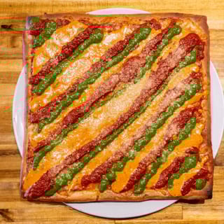 Tri Colore Sicilian Pizza