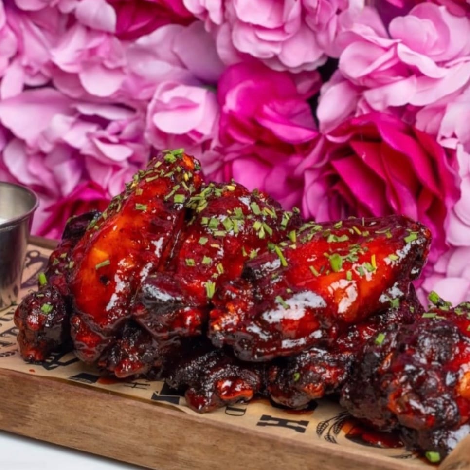 Hot Honey Glazed Wings (8).