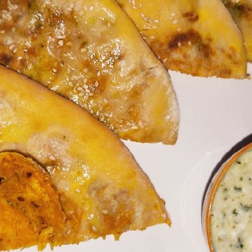 Chicken Cheese Naan.