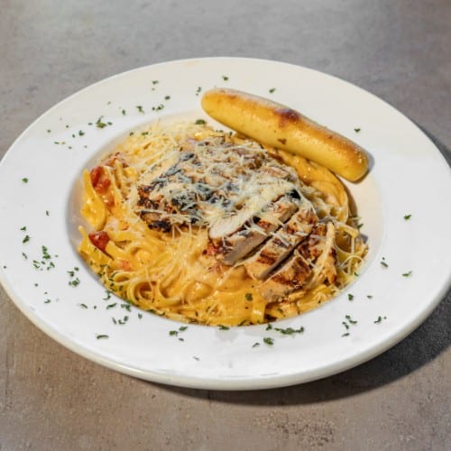 Cajun Chicken Alfredo.