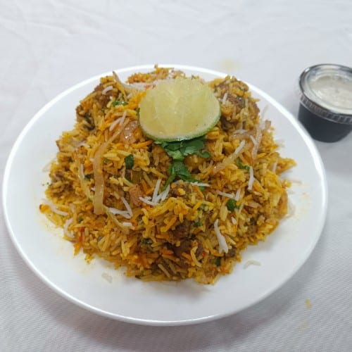 Goat Biryani.
