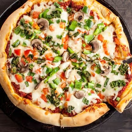 Vegetarian Pizza.