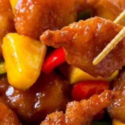 Sweet & Sour Shrimp.
