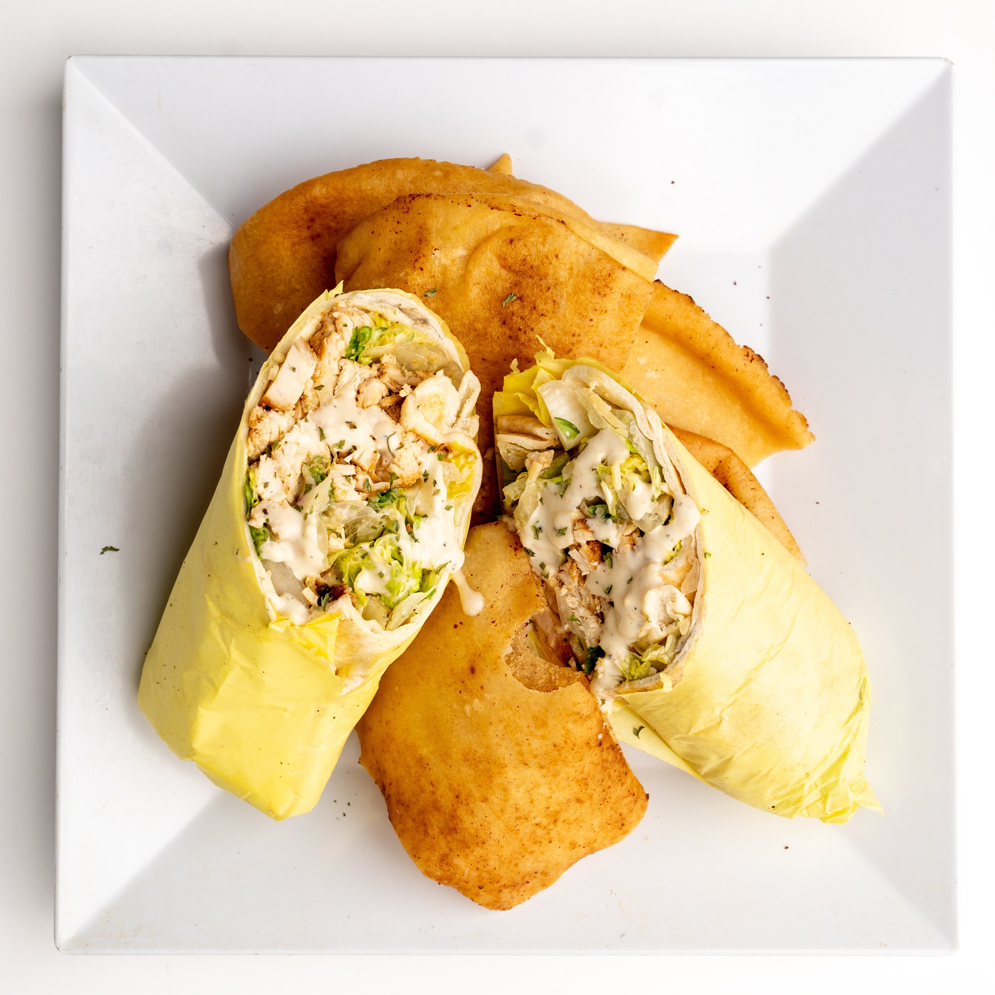 Grilled Chicken Caesar Sandwich.