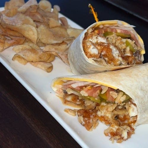 Crispy Chicken Wrap.
