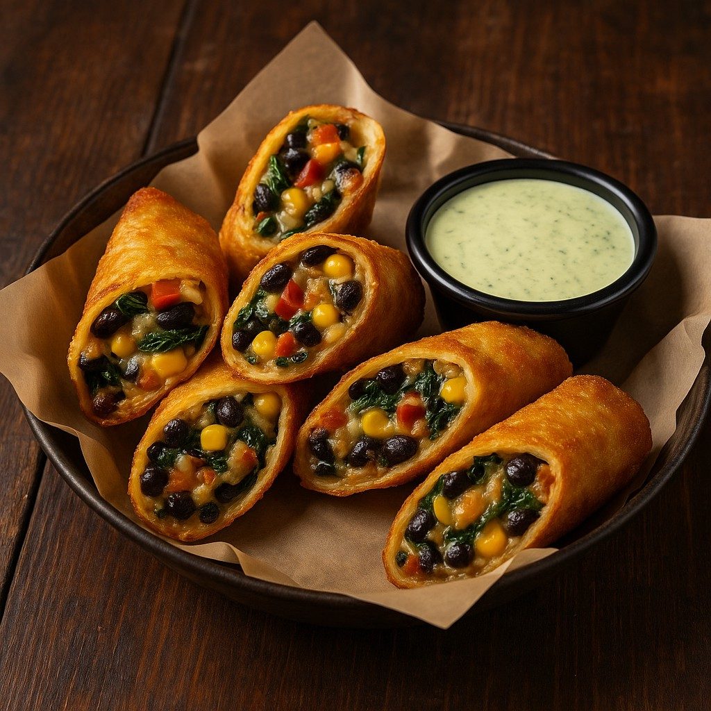 Southwest Chicken Eggrolls.