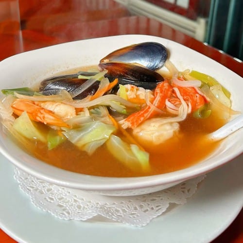 Spicy Seafood Soup.