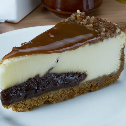 Turtle Pecan Cheesecake.