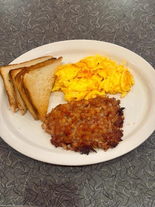 Corn Beef Hash Slam (Farm Fresh Eggs).