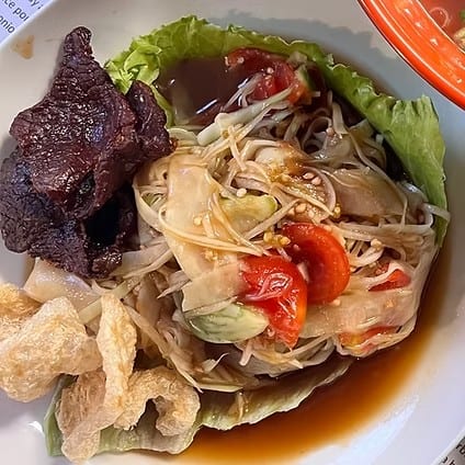 #5-Tum Makhung - Papaya Salad.