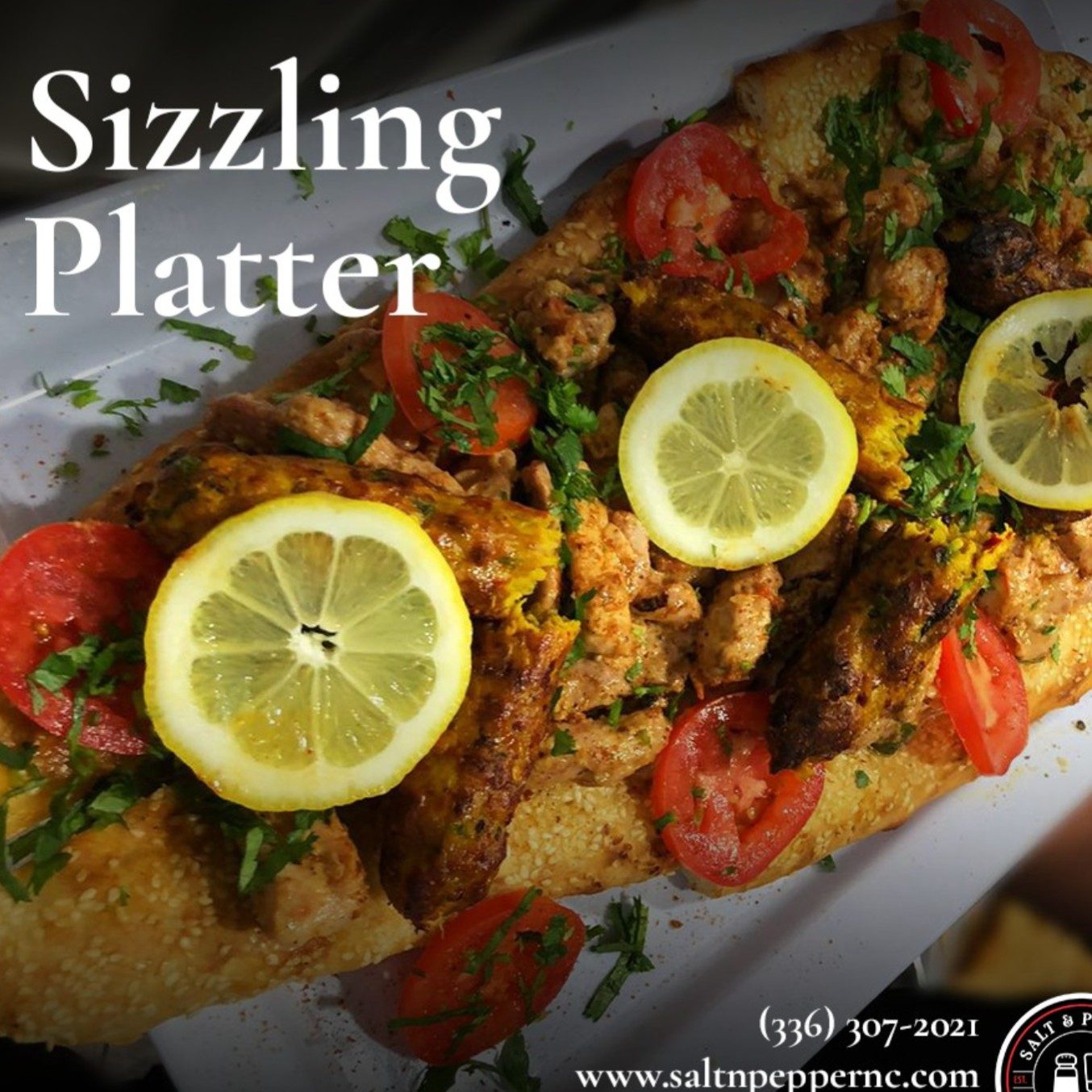 Sizzling platter.