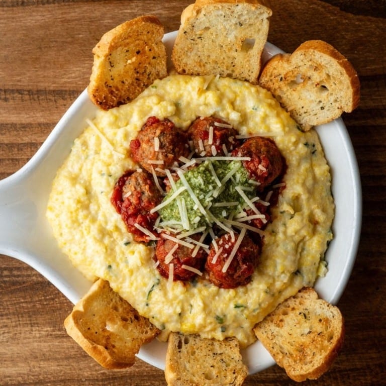Mini Meatballs & Creamy Polenta.