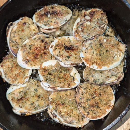 Baked Clams.