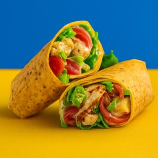 Crispy or Grilled Chicken Wrap Ala Cart