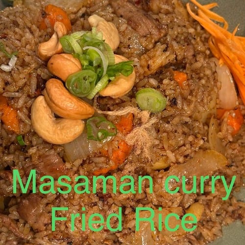 Masaman Curry Fried Rice.
