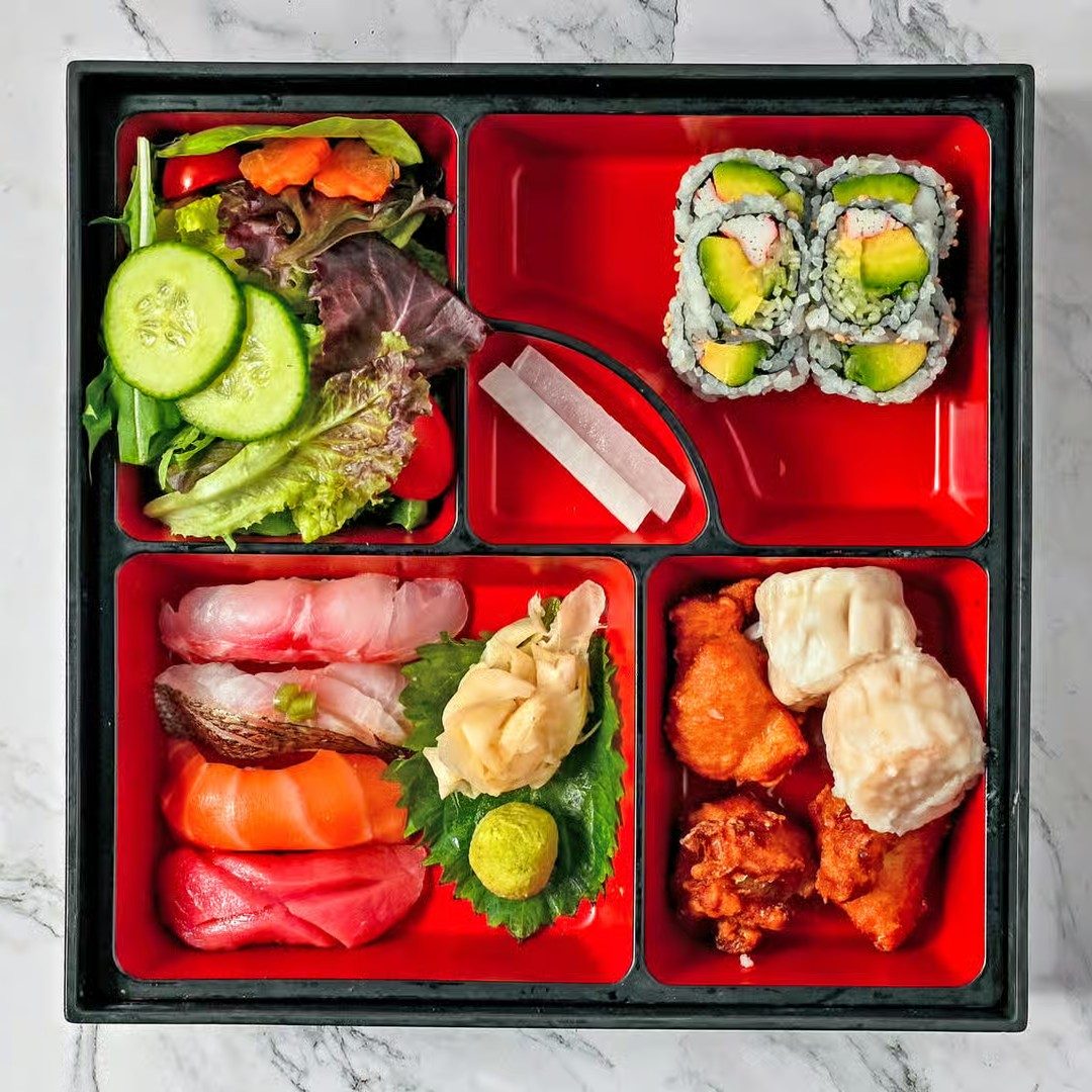 Sashimi Bento Box Lunch Special.